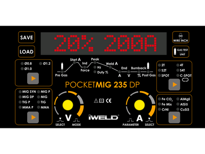 MIG Schweißgerät POCKETMIG 235 PULS